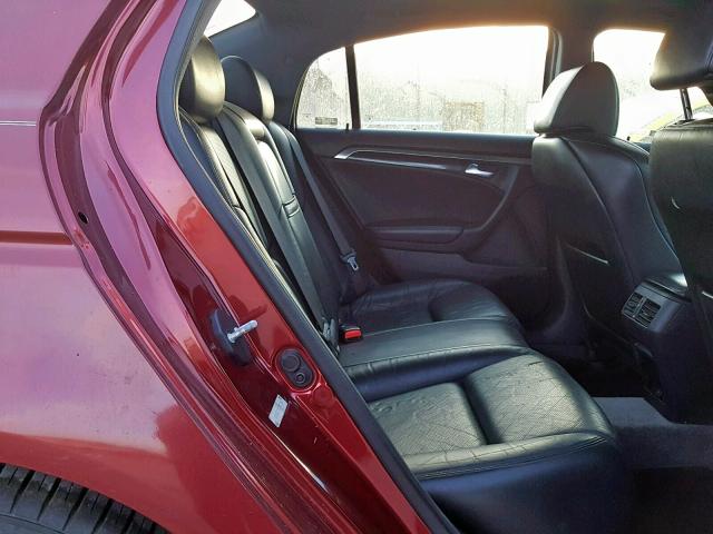 19UUA66274A007300 - 2004 ACURA TL RED photo 6