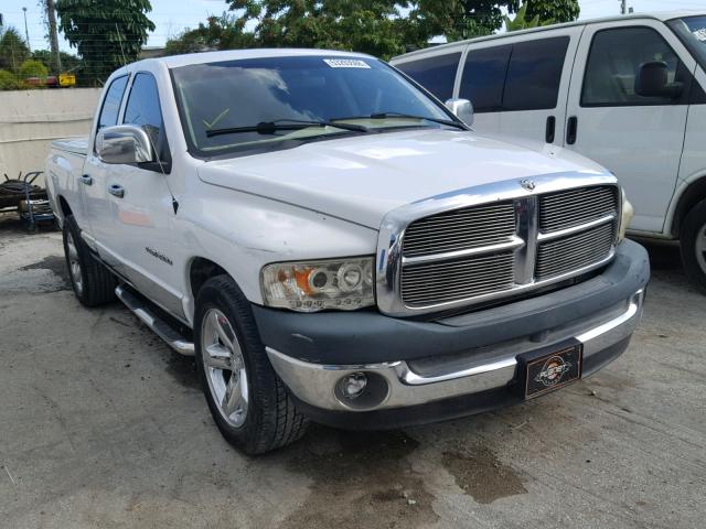 1D7HA18N43S195816 - 2003 DODGE RAM 1500 Q WHITE photo 1