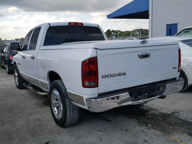 1D7HA18N43S195816 - 2003 DODGE RAM 1500 Q WHITE photo 3