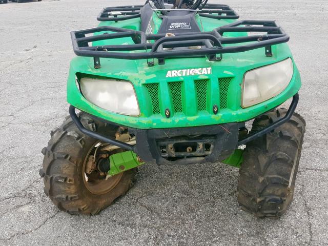 4UF05ATV85T231676 - 2005 ARCTIC CAT ATV GREEN photo 9