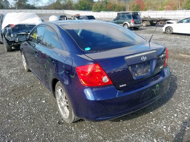 JTKDE177670210150 - 2007 TOYOTA SCION TC ლურჯი ფოტო 3