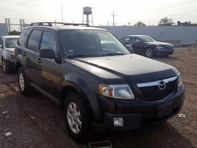 4F2CY0C72AKM09119 - 2010 MAZDA TRIBUTE I BLACK photo 1