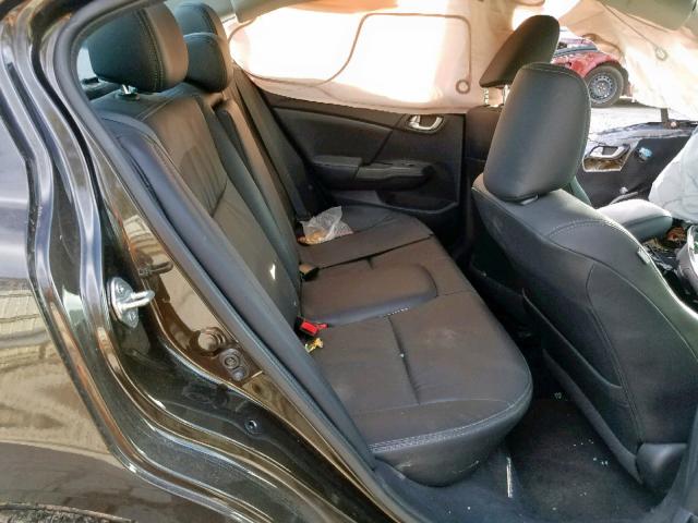 2HGFB2F93EH519781 - 2014 HONDA CIVIC EXL ყავისფერი ფოტო 6