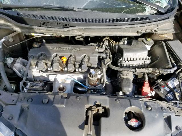 2HGFB2F93EH519781 - 2014 HONDA CIVIC EXL ყავისფერი ფოტო 7