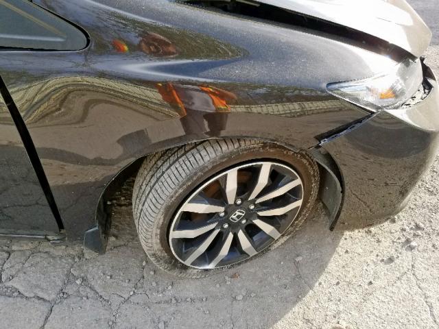 2HGFB2F93EH519781 - 2014 HONDA CIVIC EXL ყავისფერი ფოტო 9