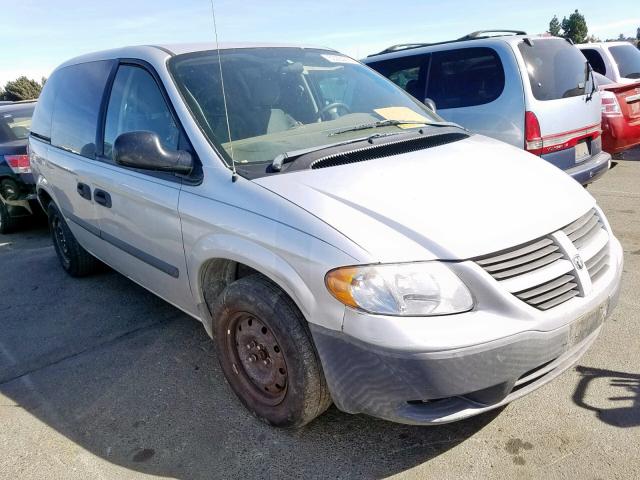 1D4GP25B05B356432 - 2005 DODGE CARAVAN SE SILVER photo 1