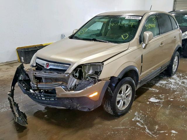 3GSCL33P98S515179 - 2008 SATURN VUE XE GOLD photo 2
