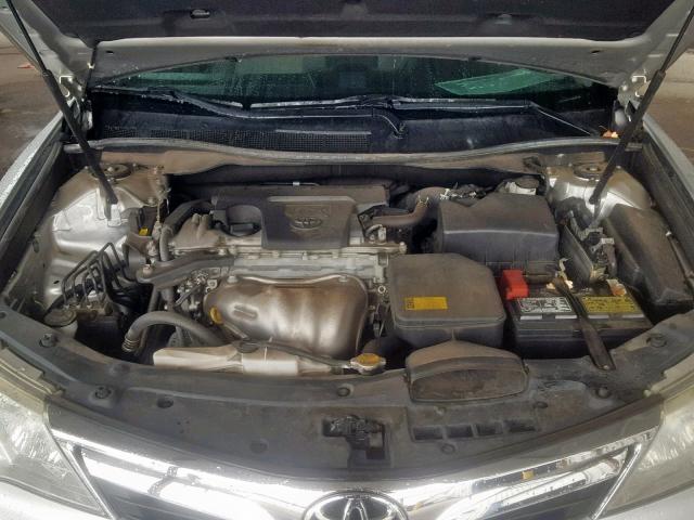 4T1BF1FK1CU172987 - 2012 TOYOTA CAMRY BASE SILVER photo 7