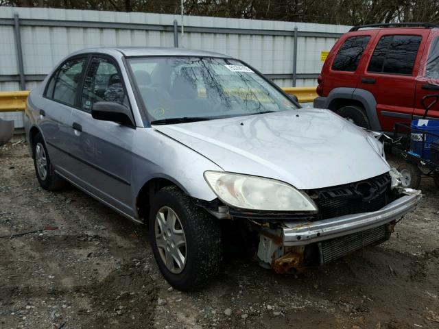 2HGES16304H625055 - 2004 HONDA CIVIC DX V SILVER photo 1