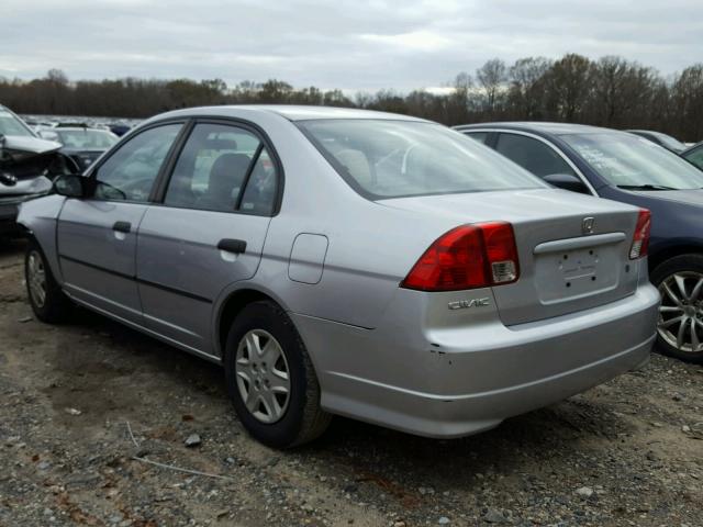 2HGES16304H625055 - 2004 HONDA CIVIC DX V SILVER photo 3