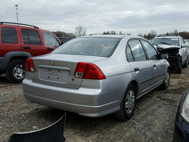 2HGES16304H625055 - 2004 HONDA CIVIC DX V SILVER photo 4