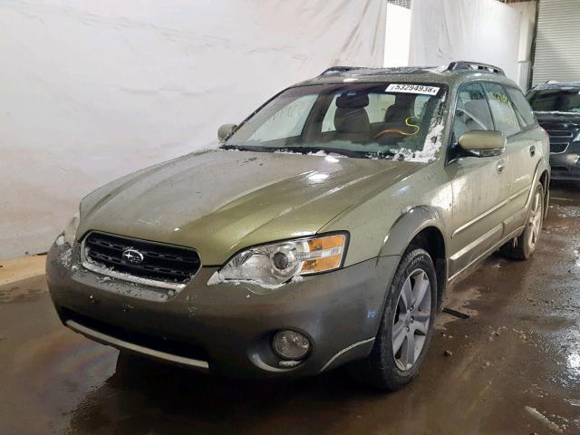 4S4BP86C664319713 - 2006 SUBARU LEGACY OUT GREEN photo 2