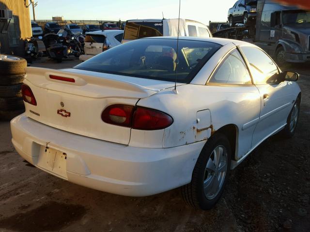 1G1JF12T617245516 - 2001 CHEVROLET CAVALIER Z WHITE photo 4