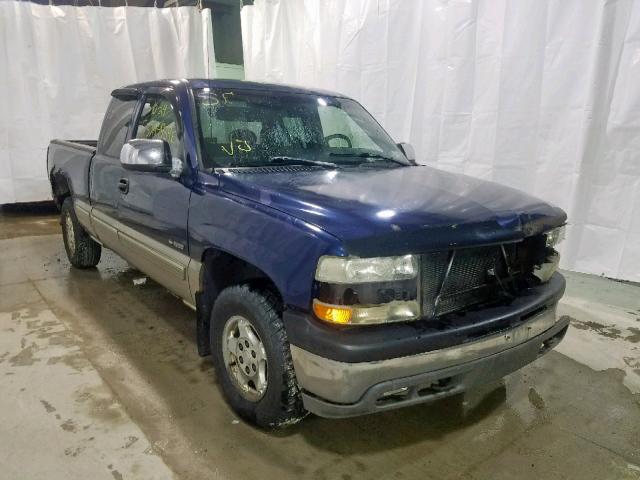 2GCEK19TXX1187314 - 1999 CHEVROLET SILVERADO BLUE photo 1