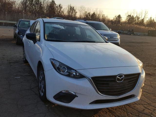 JM1BM1T73F1246264 - 2015 MAZDA 3 SV WHITE photo 1