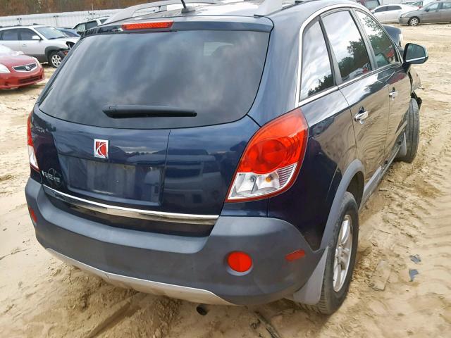 3GSCL33P98S602760 - 2008 SATURN VUE XE BLUE photo 4