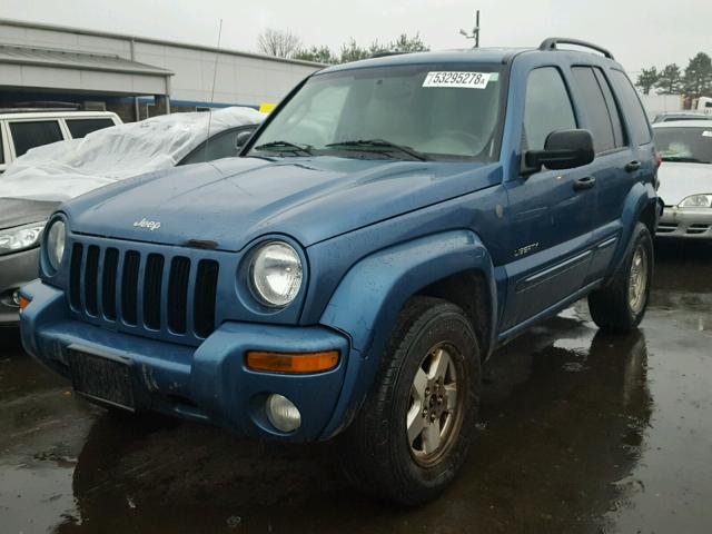 1J4GL58K24W206944 - 2004 JEEP LIBERTY LI BLUE photo 2