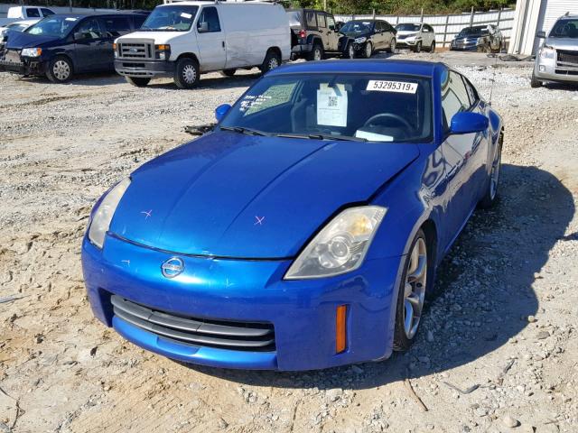 JN1AZ34D06M301848 - 2006 NISSAN 350Z COUPE BLUE photo 2