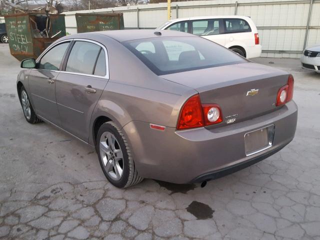 1G1ZH57B58F186169 - 2008 CHEVROLET MALIBU 1LT BROWN photo 3