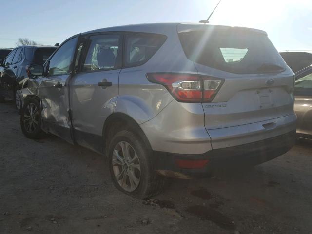 1FMCU0F72HUB21344 - 2017 FORD ESCAPE S SILVER photo 3