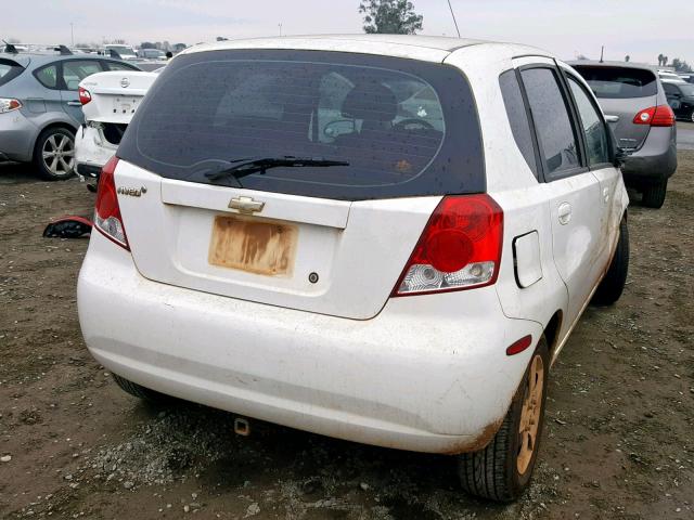 KL1TD66658B209001 - 2008 CHEVROLET AVEO BASE Ağ foto 4