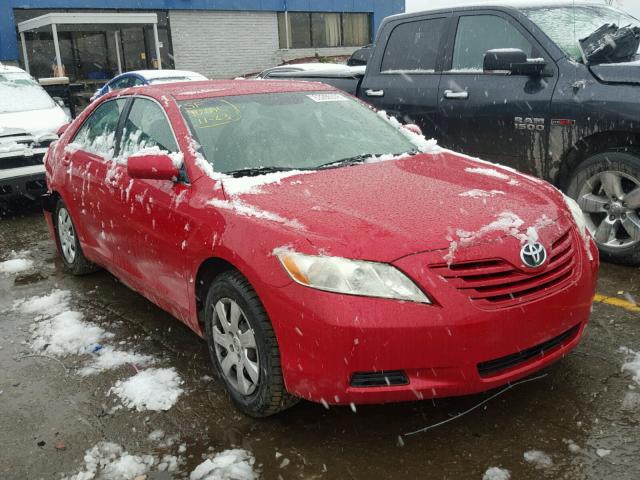 4T1BE46K27U182440 - 2007 TOYOTA CAMRY RED photo 1