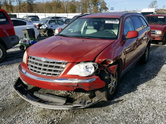 2A8GM68X17R256504 - 2007 CHRYSLER PACIFICA T BURGUNDY photo 2