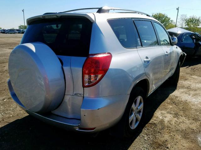 JTMBD31V875087524 - 2007 TOYOTA RAV4 LIMIT SILVER photo 4