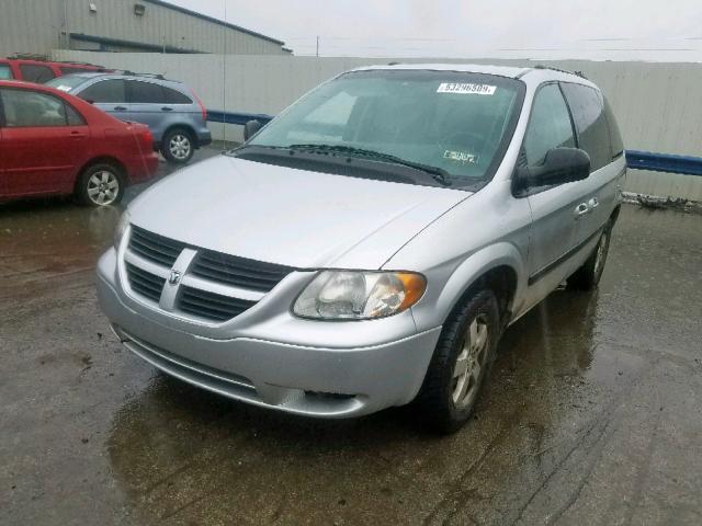 1D4GP45R66B571856 - 2006 DODGE CARAVAN SX SILVER photo 2