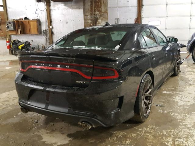 2C3CDXL92GH317437 - 2016 DODGE CHARGER SR BLACK photo 4