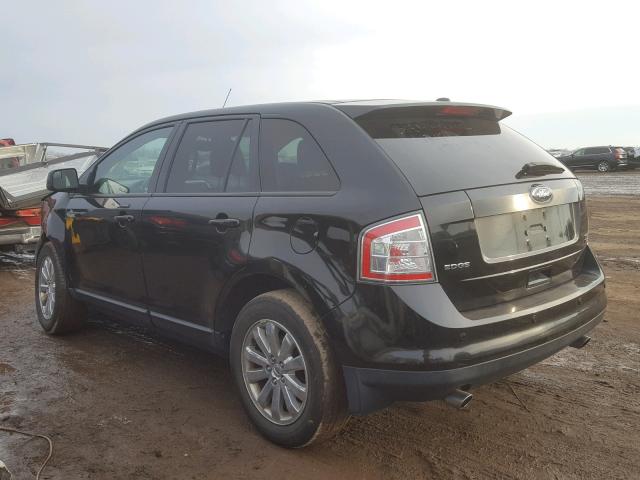 2FMDK4JC0ABA48637 - 2010 FORD EDGE SEL BLACK photo 3