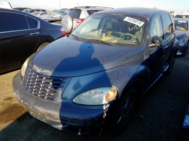 3C8FY68B42T277766 - 2002 CHRYSLER PT CRUISER BLUE photo 2