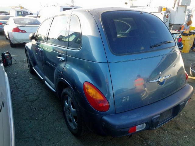 3C8FY68B42T277766 - 2002 CHRYSLER PT CRUISER BLUE photo 3