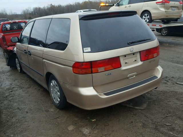 2HKRL1855YH508841 - 2000 HONDA ODYSSEY LX GOLD photo 3