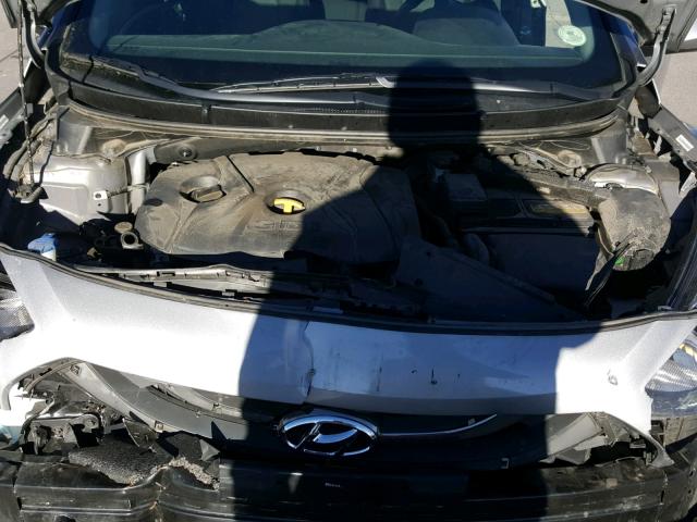 KMHD35LH6EU205244 - 2014 HYUNDAI ELANTRA GT SILVER photo 7