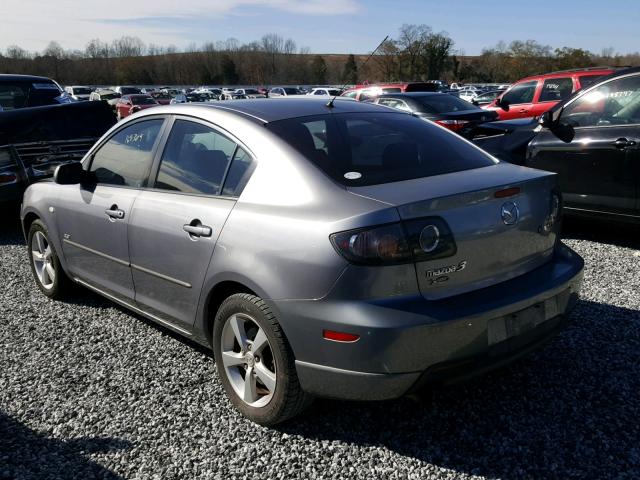 JM1BK123241176984 - 2004 MAZDA 3 S GRAY photo 3