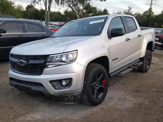 1GCGSCEN4J1286316 - 2018 CHEVROLET COLORADO L SILVER photo 2