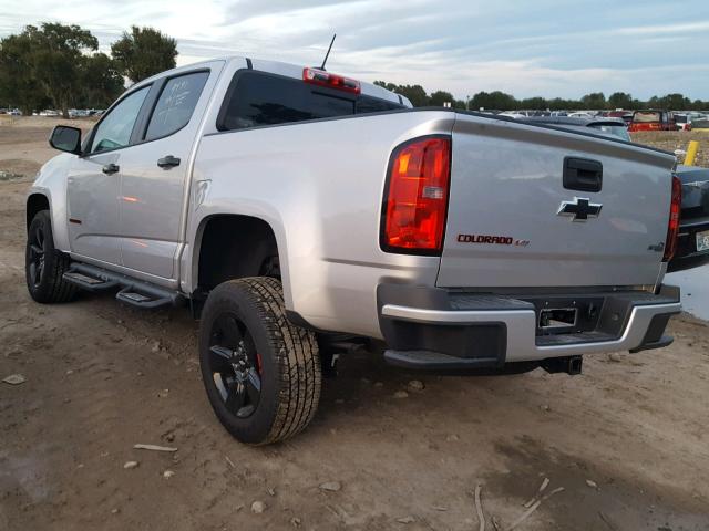 1GCGSCEN4J1286316 - 2018 CHEVROLET COLORADO L SILVER photo 3