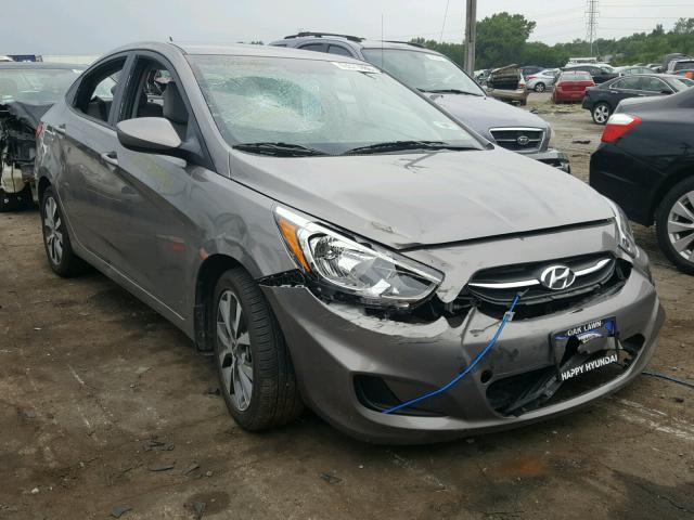 KMHCT4AE2HU357458 - 2017 HYUNDAI ACCENT SE TAN photo 1