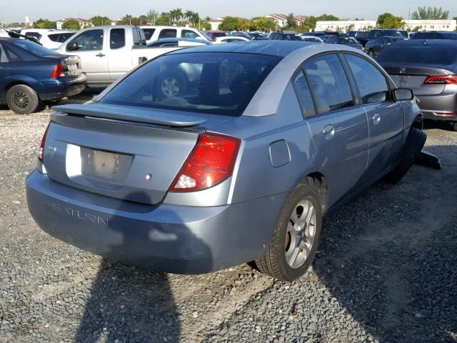 1G8AL52F03Z134253 - 2003 SATURN ION LEVEL BLUE photo 4