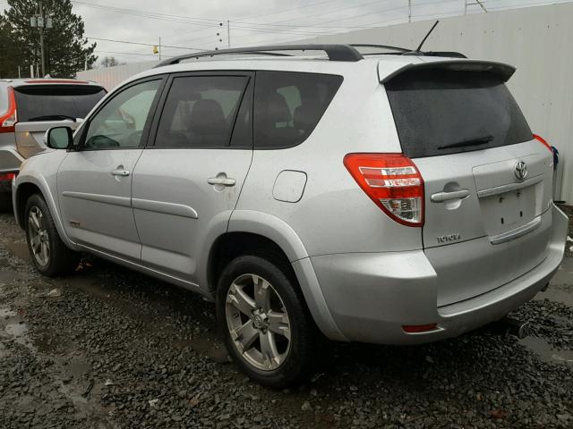 JTMRK4DVXA5092544 - 2010 TOYOTA RAV4 SPORT SILVER photo 3