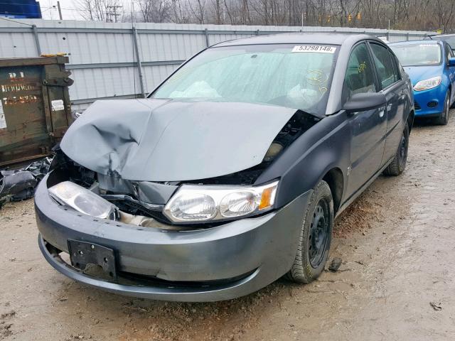 1G8AJ52F54Z167708 - 2004 SATURN ION LEVEL CHARCOAL photo 2
