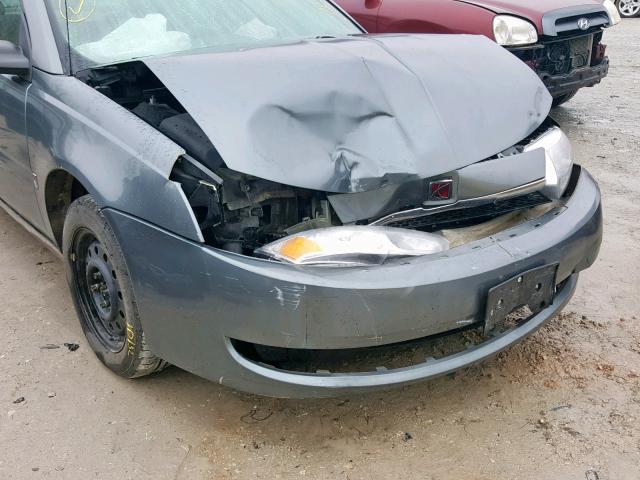 1G8AJ52F54Z167708 - 2004 SATURN ION LEVEL CHARCOAL photo 9