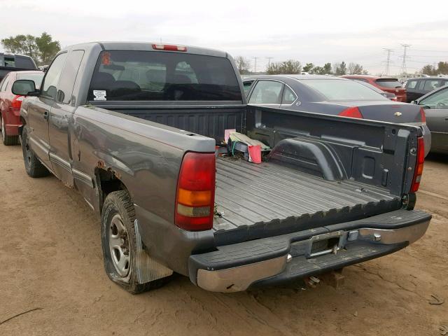 1GCEC19T0XZ102016 - 1999 CHEVROLET SILVERADO CHARCOAL photo 3