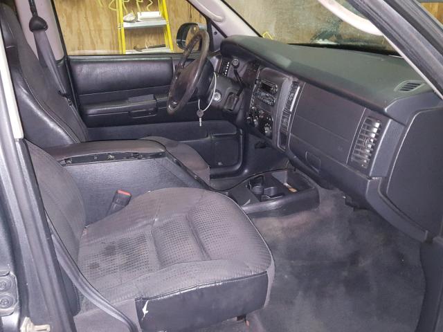 1B4HS38N62F206726 - 2002 DODGE DURANGO SP GRAY photo 5