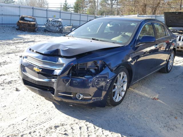 1G1ZE5E19BF188209 - 2011 CHEVROLET MALIBU LTZ ლურჯი ფოტო 2