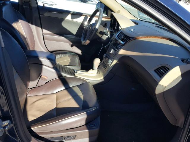 1G1ZE5E19BF188209 - 2011 CHEVROLET MALIBU LTZ ლურჯი ფოტო 5