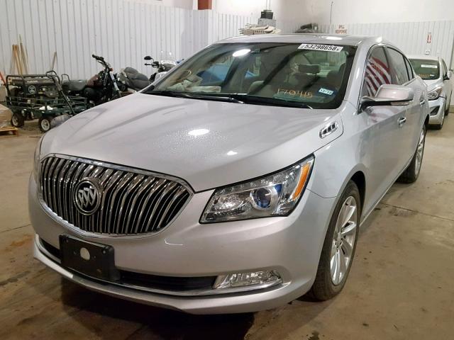 1G4GB5G30FF170415 - 2015 BUICK LACROSSE SILVER photo 2