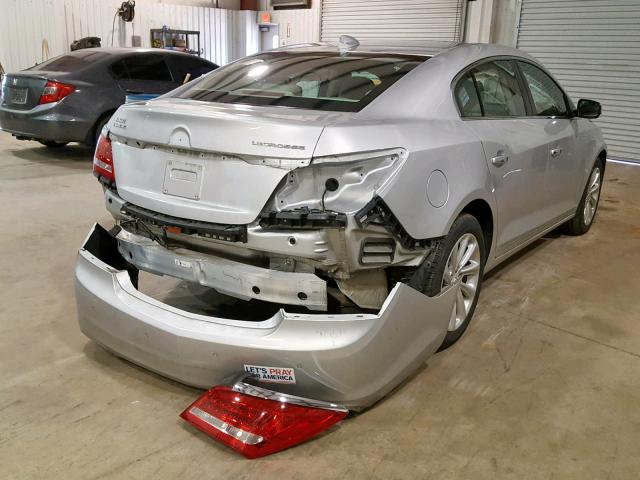 1G4GB5G30FF170415 - 2015 BUICK LACROSSE SILVER photo 4