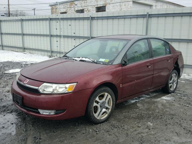 1G8AK52F73Z121440 - 2003 SATURN ION LEVEL RED photo 2